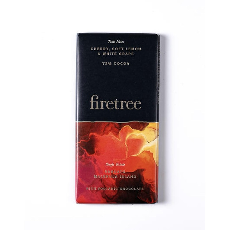 Firetree 72% Cacao Chocolate Bar 65g Single-Estate from Vanuatu Malekula Island
