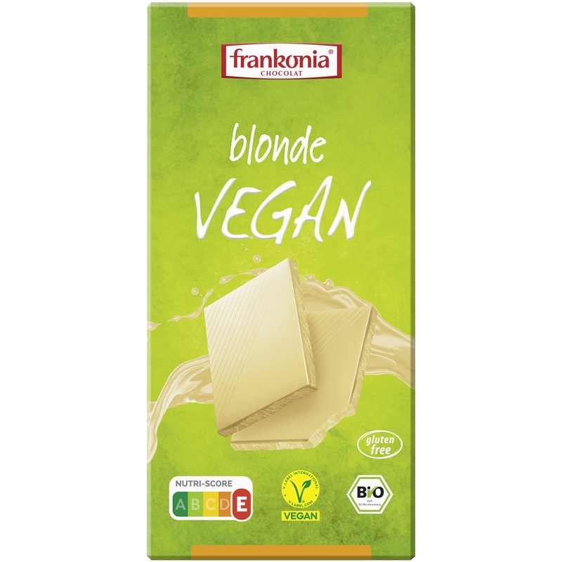 frankonia CHOCOLAT ORGANIC blonde Vegan bar 100g 100 g (1 pack)