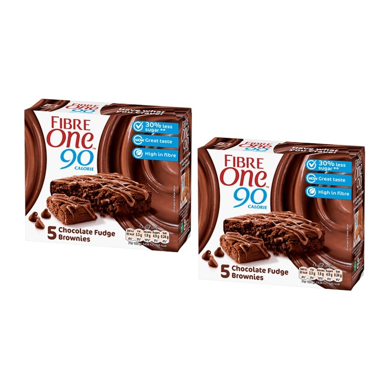 Generic Fibre One Chocolate Fudge Brownie 120g – Pack of 2
