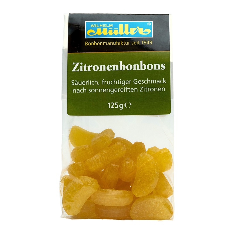 Lemon candies fruity taste of sun-ripened lemons (10 bags – 10% discount) Lemon 125 g (pack of 10)