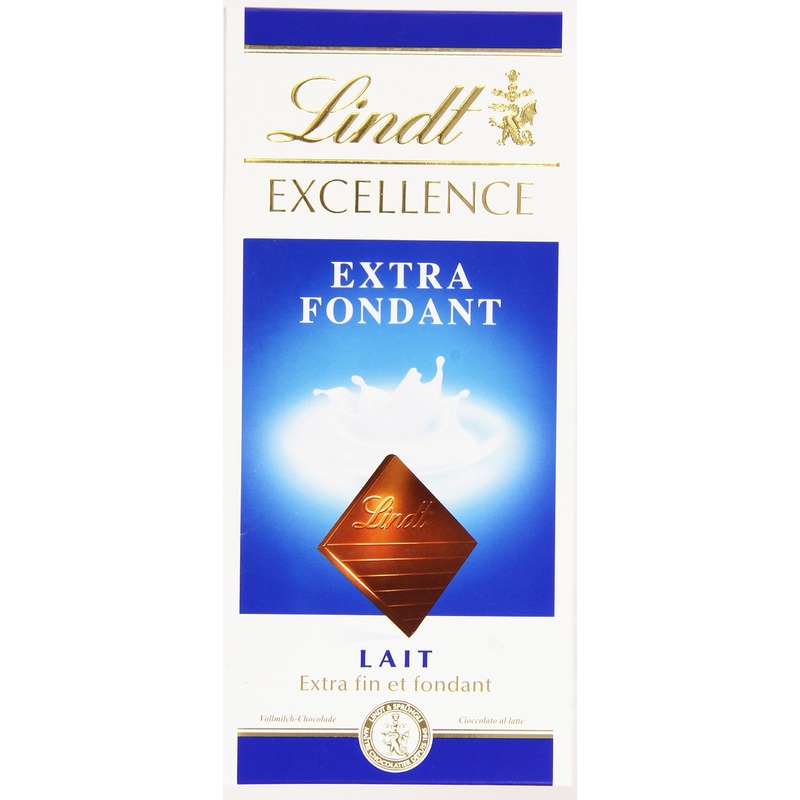 Lindt – EXCELLENCE Extra Fondant Tablet – Milk Chocolate 100g