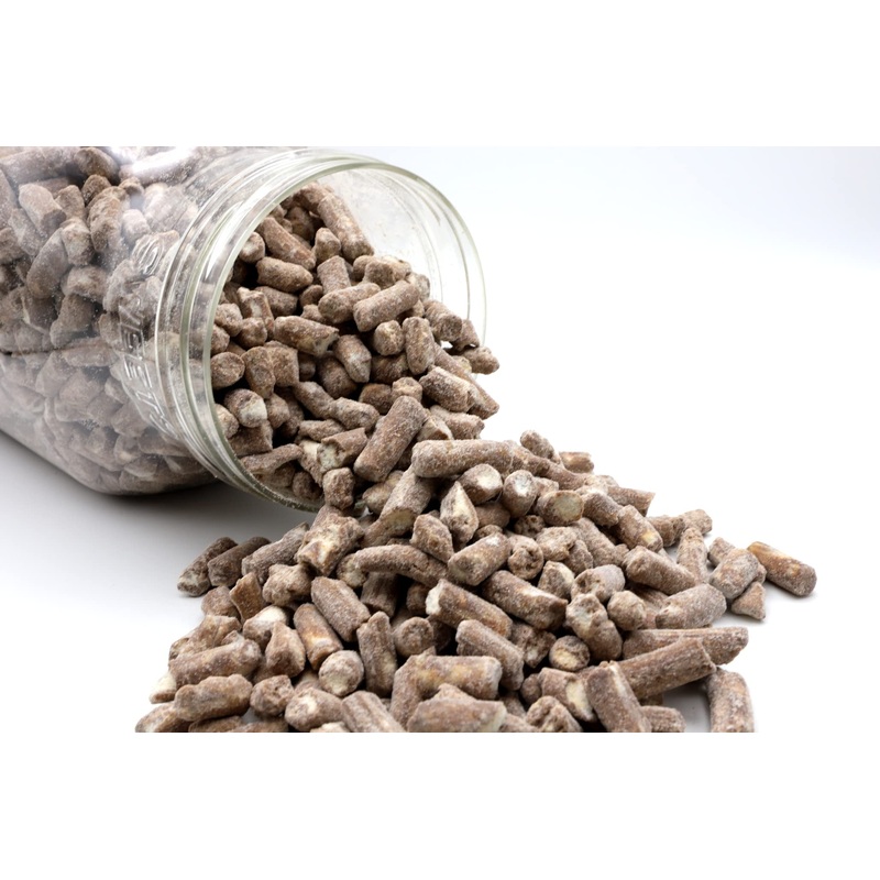 Original Choc Nibbles – 1KG Pouch Of Chocolate Nibble Sweets – Nobbly nibbles with real milk chocolate caramel and dusted with icing sugar