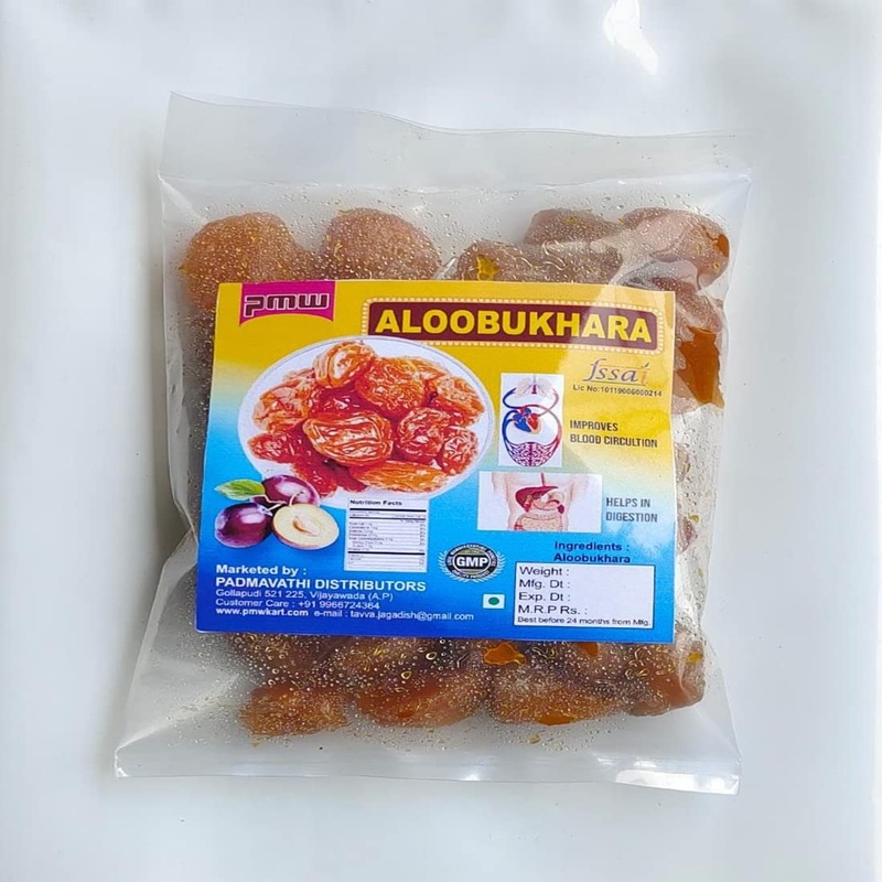 pmw Loose Packed Aloo Bukhara Sweet Dried & Fresh Albakara 250G (Loose Packet)