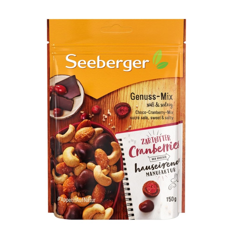 Seeberger Chocolate-cranberry mix 150 g