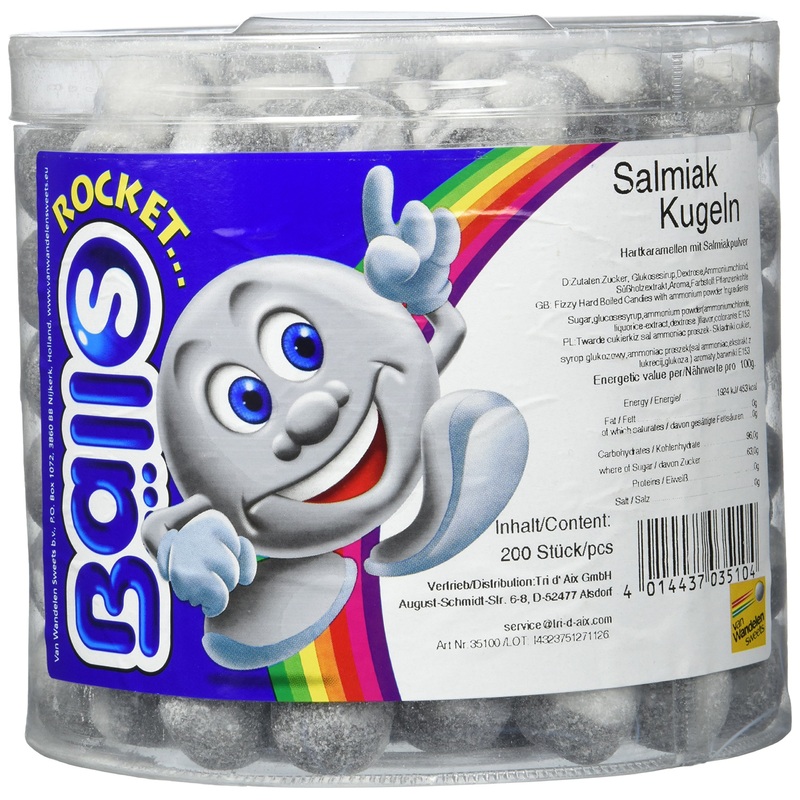 Tri D’Aix Rocket Balls Salmiak Balls 1 pack (1 x 1.46 kg)