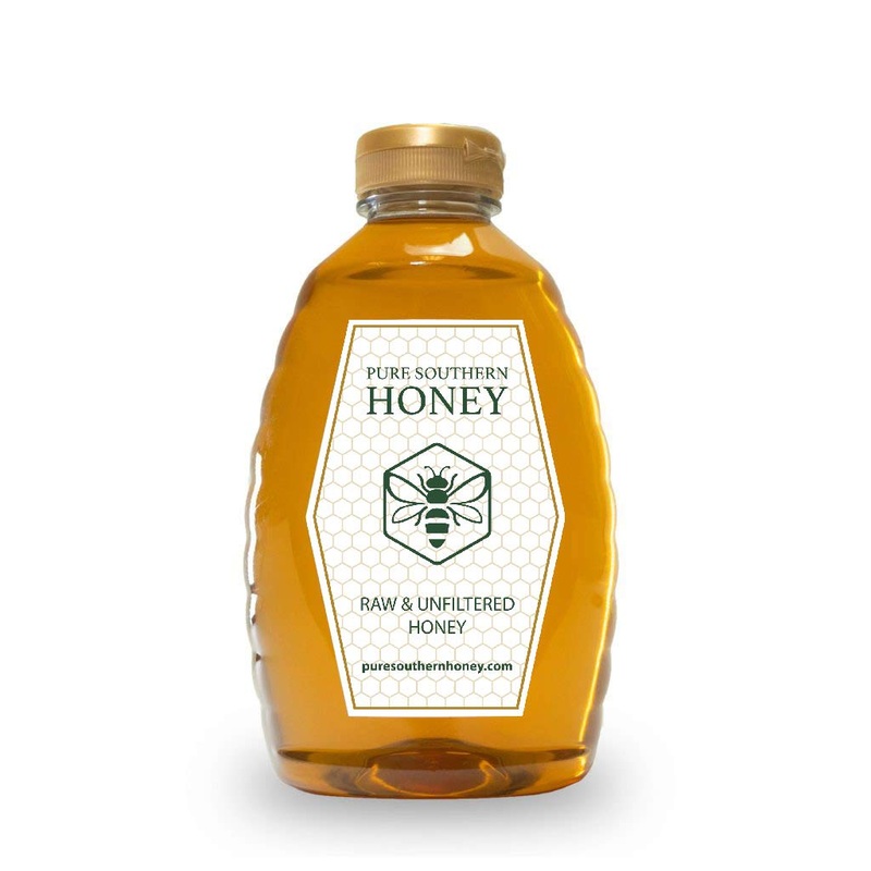 100% Authentic, Usa – Made Raw Unfiltered Honey, Pure Southern Honey [ 2 Lb] – Unheated – Non – Gmo, No Additives, All – Natural
