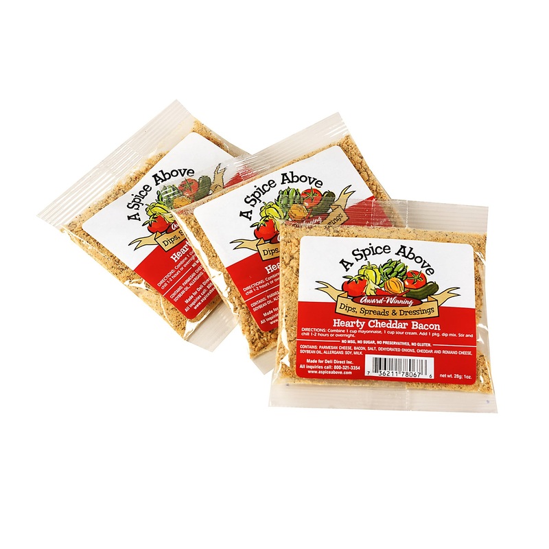 A Spice Above Dip Mix – Cheddar Bacon | Savory Cheese & Smoky Bacon Seasoning | Perfect For Easy Cooking, Dips, Spreads & Recipe