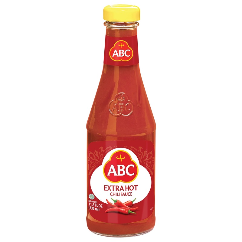 Abc Extra Hot Chili Sauce, 11.3 Oz, Spicy Sriracha Style Sambal, No Msg, Umami Flavor, Indonesian Bbq Dip Made With Chili & Garl