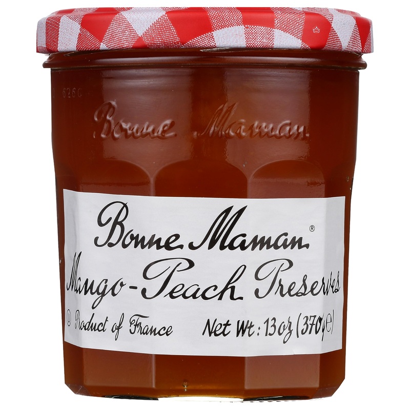 Bonne Maman Mango-Peach Preserves, 13 Oz Glass Jars (Pack Of 3) – Non-Gmo, Made With Simple Ingredients