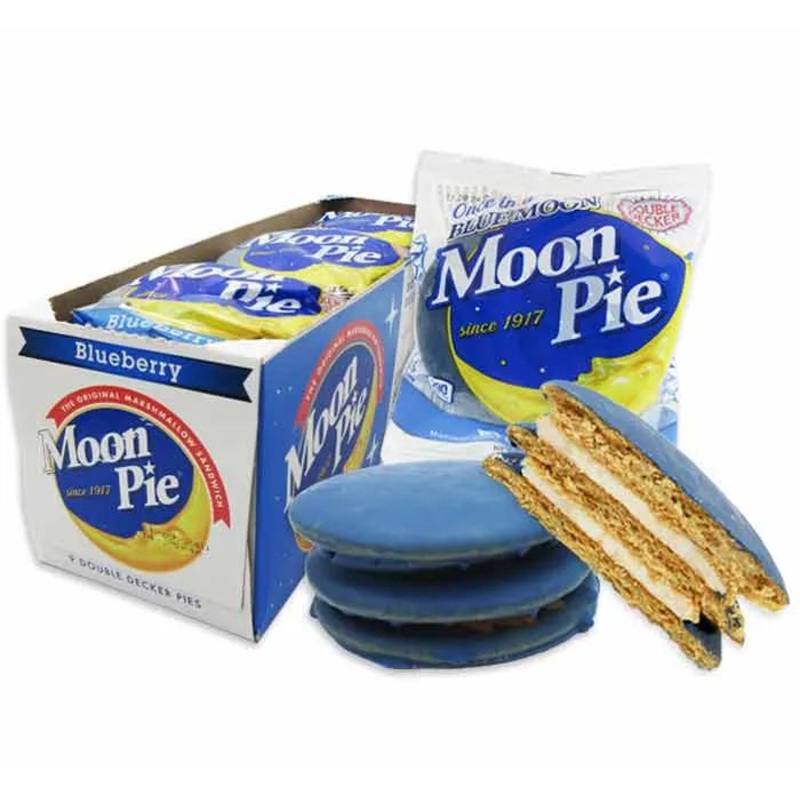 Double Decker Blueberry Moon Pies: 9-Piece Box