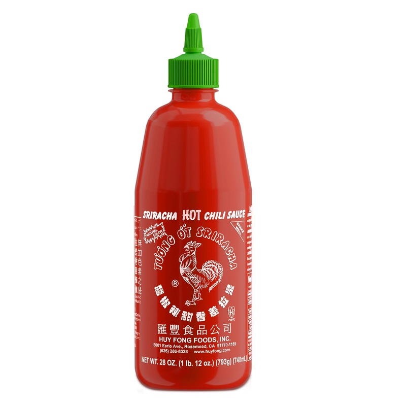 Huy Fong Sriracha, 28 Onuce Original Flavor Hot Chili Sriracha, 28 Oz Spicy Hot Sauce, Chili Pepper Sauce For Asian Foods, Hotdo