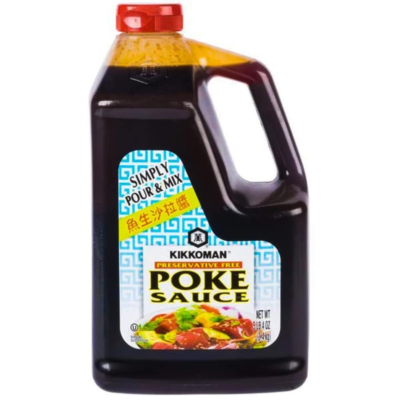 Kikkoman Poke Sauce, Simply Pour & Mix, 5.25 Lbs