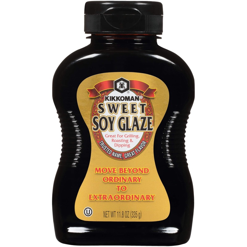 Kikkoman – Sweet Soy Glaze Great For Grilling, Roasting & Dipping – Low Sodium & No Fat – Kosher Certified, Gluten-Free & All-Pu