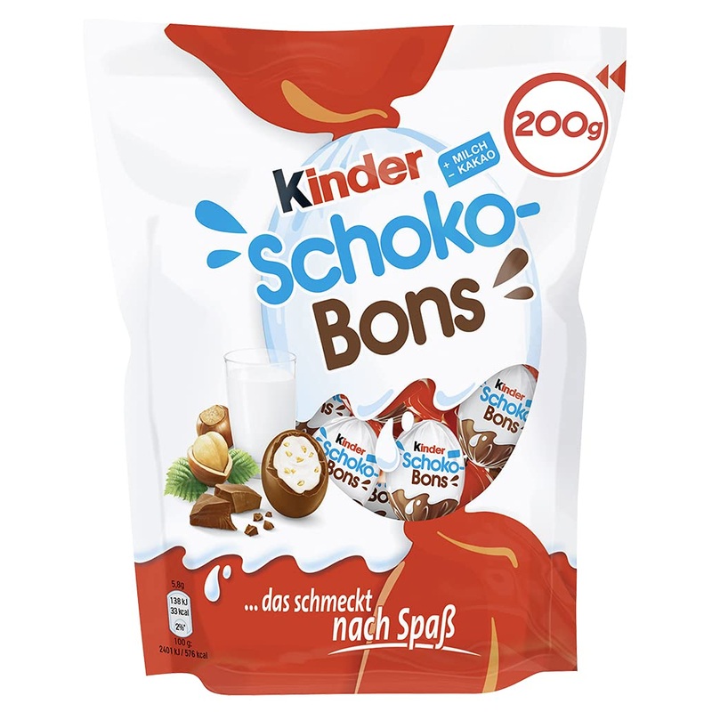 kinder Schoko-Bons Creamy kinder Schoko-Bons with milk cream and delicate milk chocolate 1 pack of 200 g