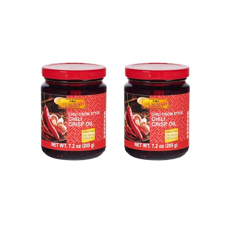 Lee Kum Kee Chiu Chow Chili Crisp Oil (7.2 Oz – 2 Pack) Spicy And Savory Chili Crisp Oil For Authentic Asian Cuisine, Perfect Fo