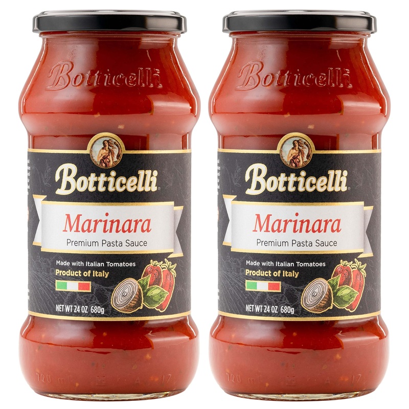 Marinara Premium Italian Pasta Sauce By Botticelli, 24Oz Jars (Pack Of 2) – Product Of Italy – Whole30 Approved – Gluten-Free –