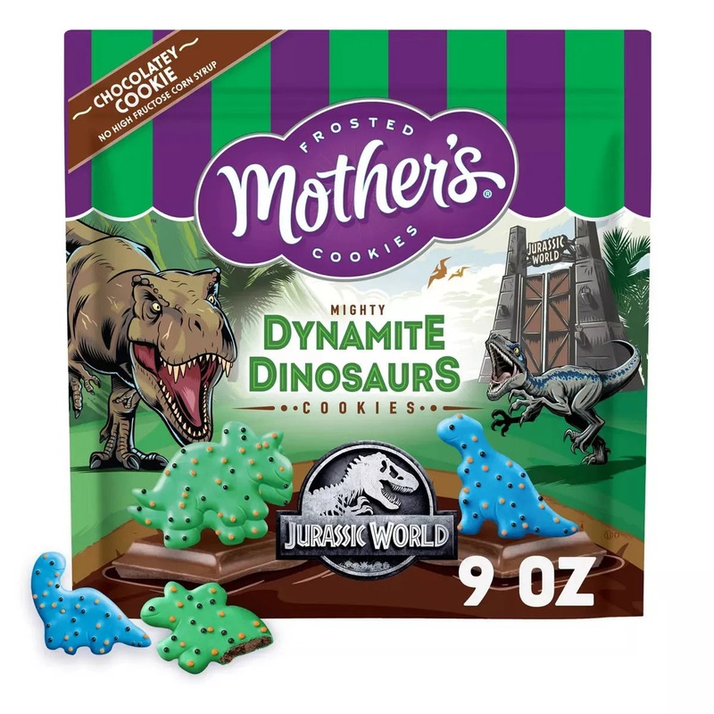 Mother’s Cookies Chocolate Dynomite Dinosaurs: 9-Ounce Bag