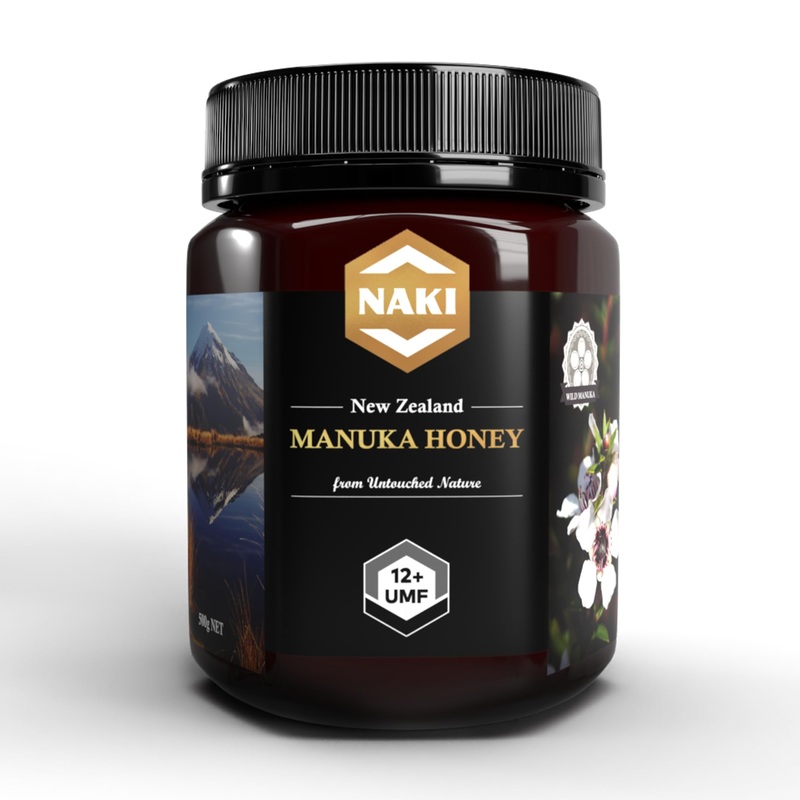 Naki Manuka Honey Harvested, Tested. Traceable. Certified 100% New Zealand Honey – International Gold Award Winner (Umf 12+ Mgo