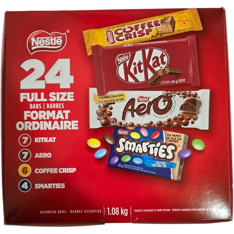 Nastle 24 full size bars 1080g