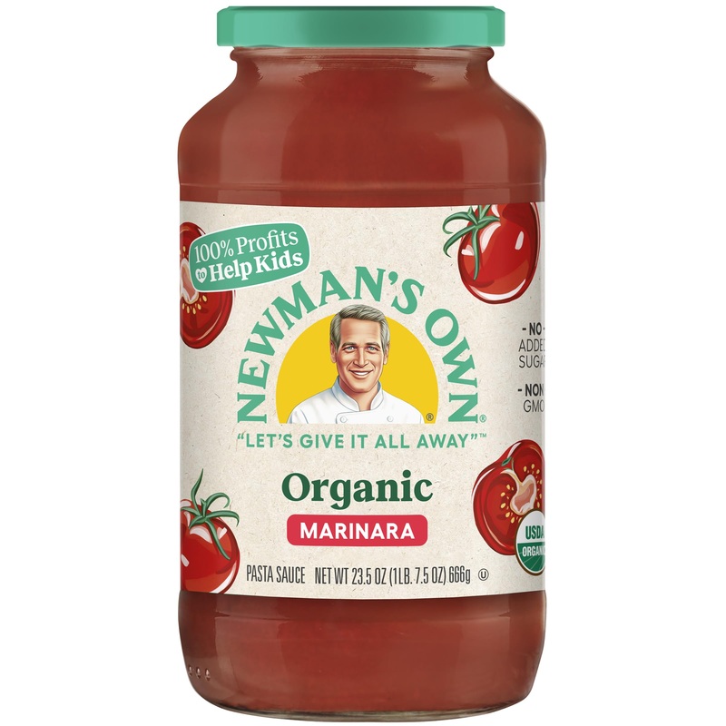 Newman’S Own, Organic, Pasta Sauce, Marinara, 23.5 Oz