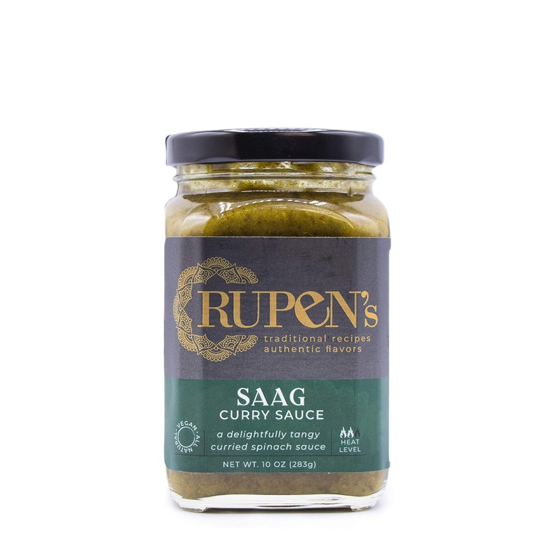 Rupen’S Saag – Indian Spinach Curry Sauce, Vegan & Gluten-Free 10Oz