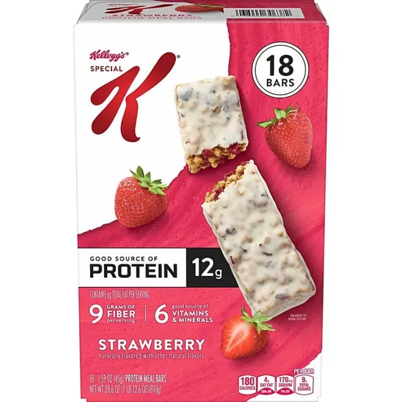 Special K Protein Meal Bars – Strawberry: 18-Piece Box