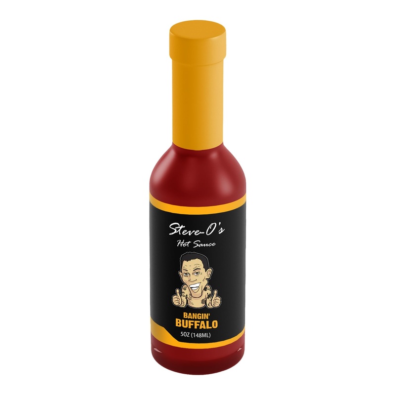 Steve-O’S Bangin’ Buffalo Sauce | Creamy & Spicy Hot Red Sauce For Wings, Bbq, Veggies, Burgers & Eggs | 5 Fl Oz