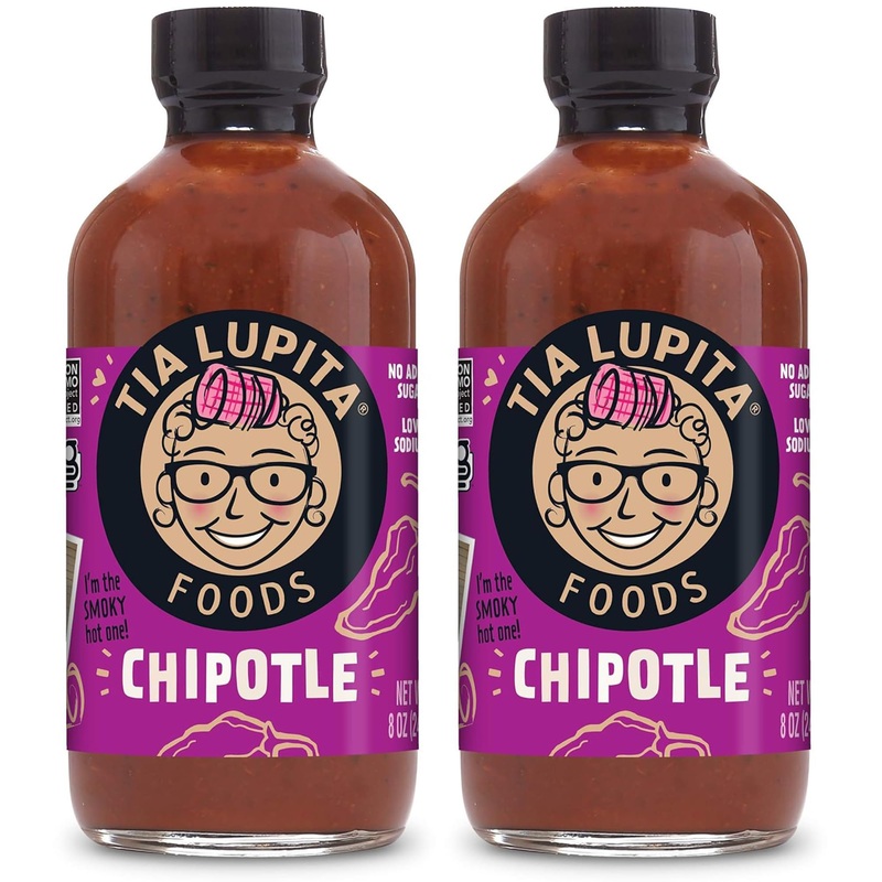 Tia Lupita Chipotle Hot Sauce 8 Oz (Pack Of 2) Medium Spice With Smoky-Sweet Flavor – Gluten-Free, Non-Gmo, Sugar-Free, Low Sodi