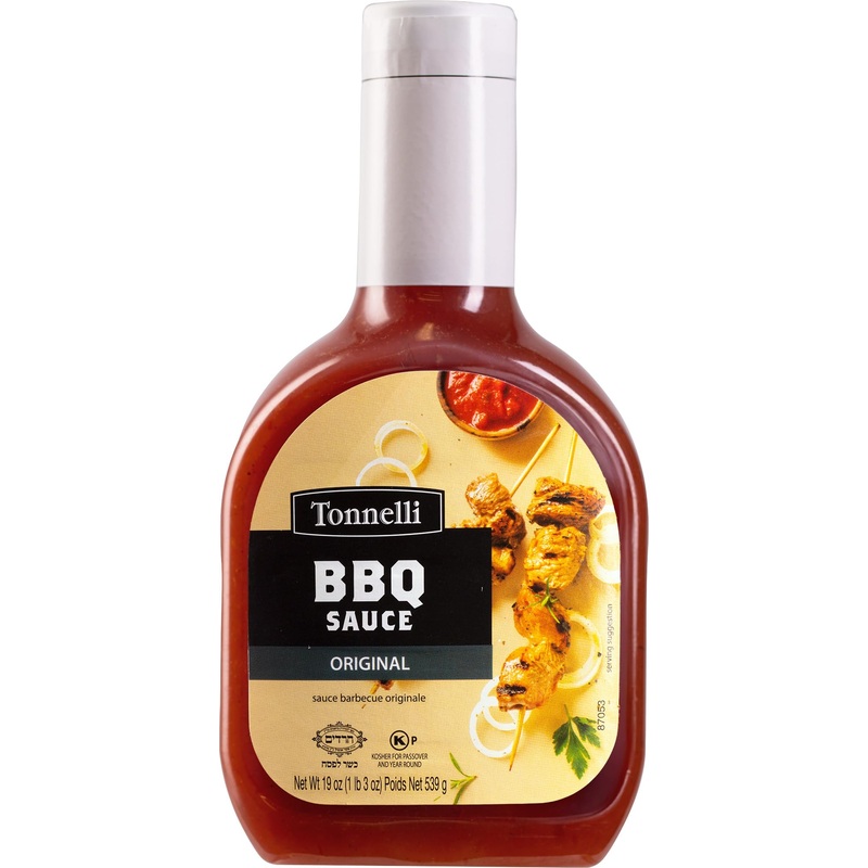 Tonnelli Tonelli Original Bbq Sauce, 19Oz | Rich Barbecue Sauce | Great For Cooking & Marinades | Kosher For Passover