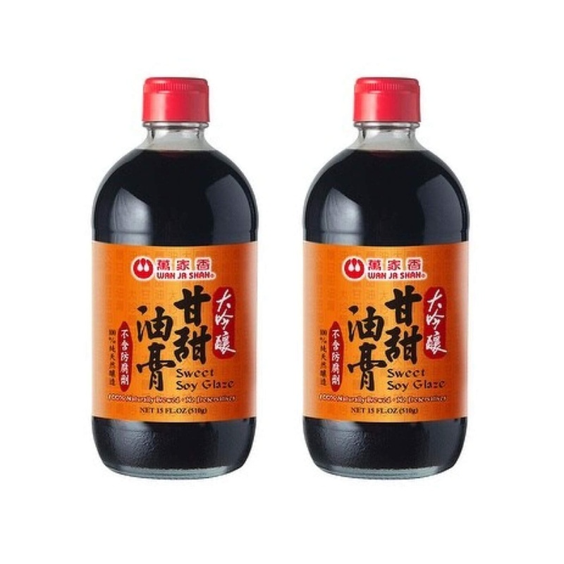 Wan Ja Shan Sweet Soy Glaze – Non-Gmo, 100% Naturally Brewed, No Chemicals, Seasoning Agents, Or Preservatives, Made In Taiwanes