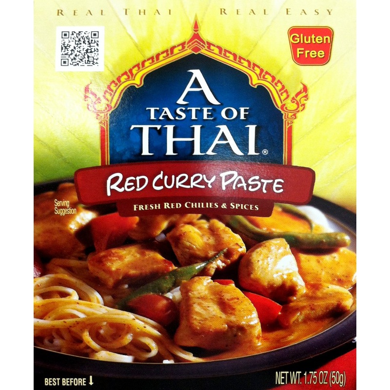 A Taste Of Thai Red Curry Paste, 1.75 Ounce — 24 Per Case.