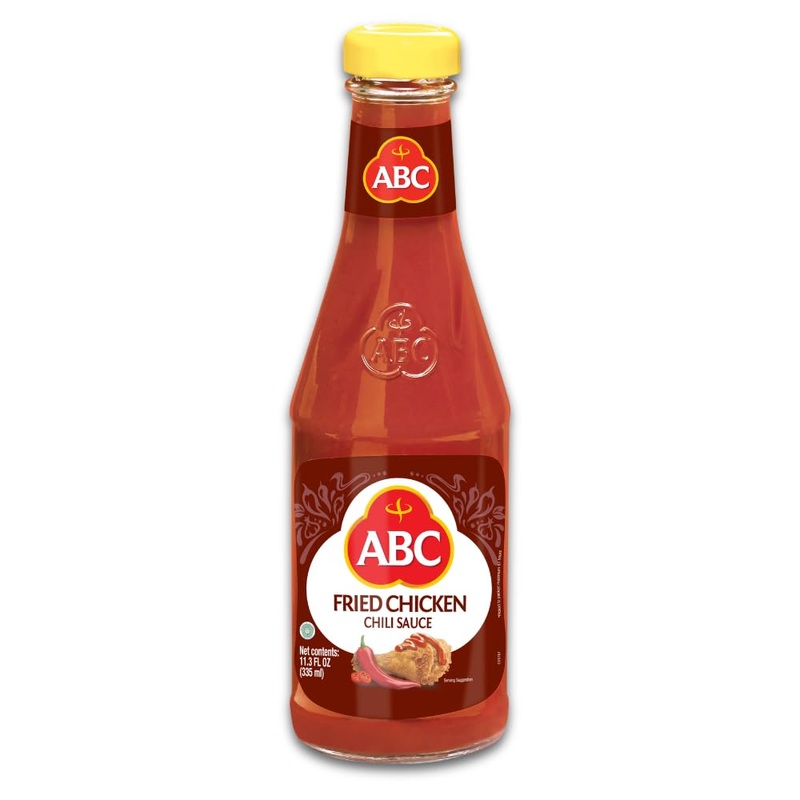 Abc Fried Chicken Sambal Chili Sauce (1 Pack) Spicy Sriracha Style, Indonesian Dipping Bbq, 11.3Oz / 335Ml