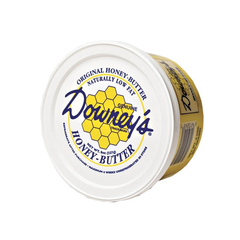 Amishtastes Downey’S All-Natural Original Honey Butter, Favorite Amish Food, 8 Oz. (Pack Of 6)