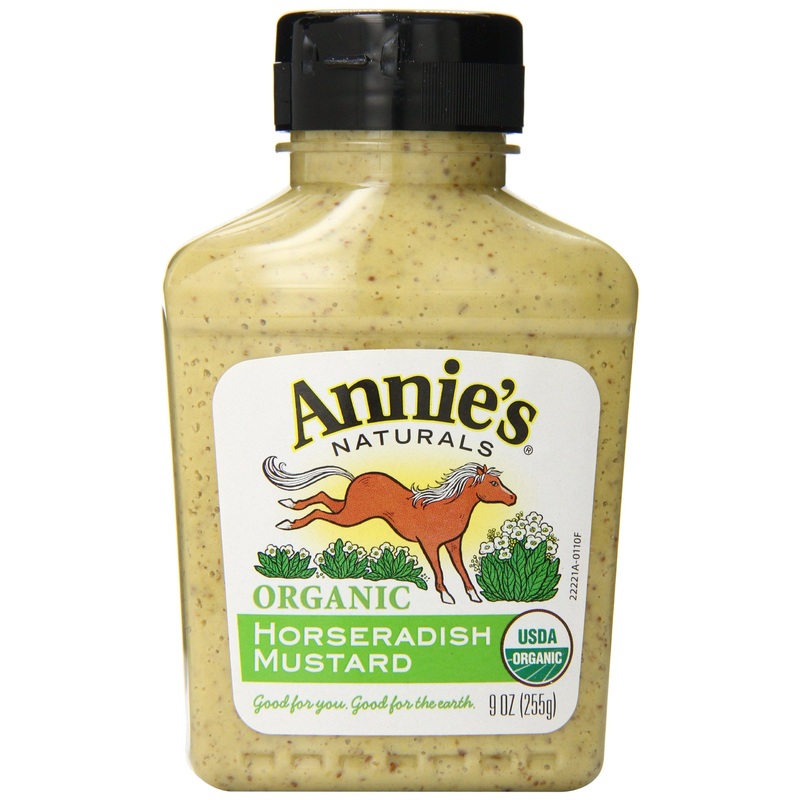 Annie’S Naturals Organic Mustard, Horseradish, 9 Ounce (Pack Of 12)