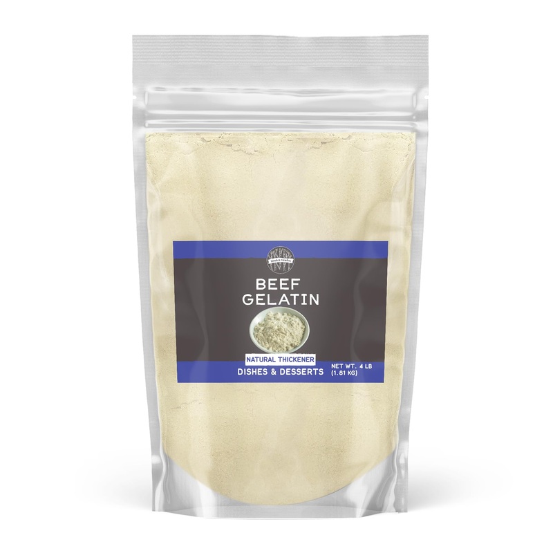 Birch & Meadow Beef Gelatin, 4 Lb, Desserts & Dishes, Versatile, Thickening Agent