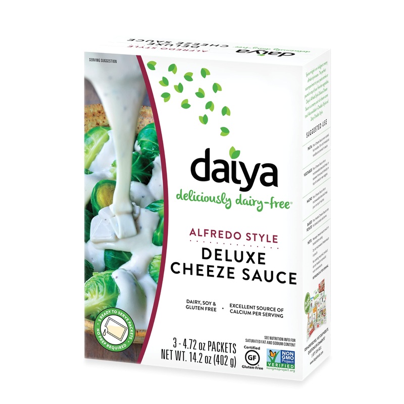 Daiya Dairy Free Alfredo Cheese Sauce, Plant Based Rich, Creamy, Cheesy Sauce, 14.2 Oz (Pack Of 8)