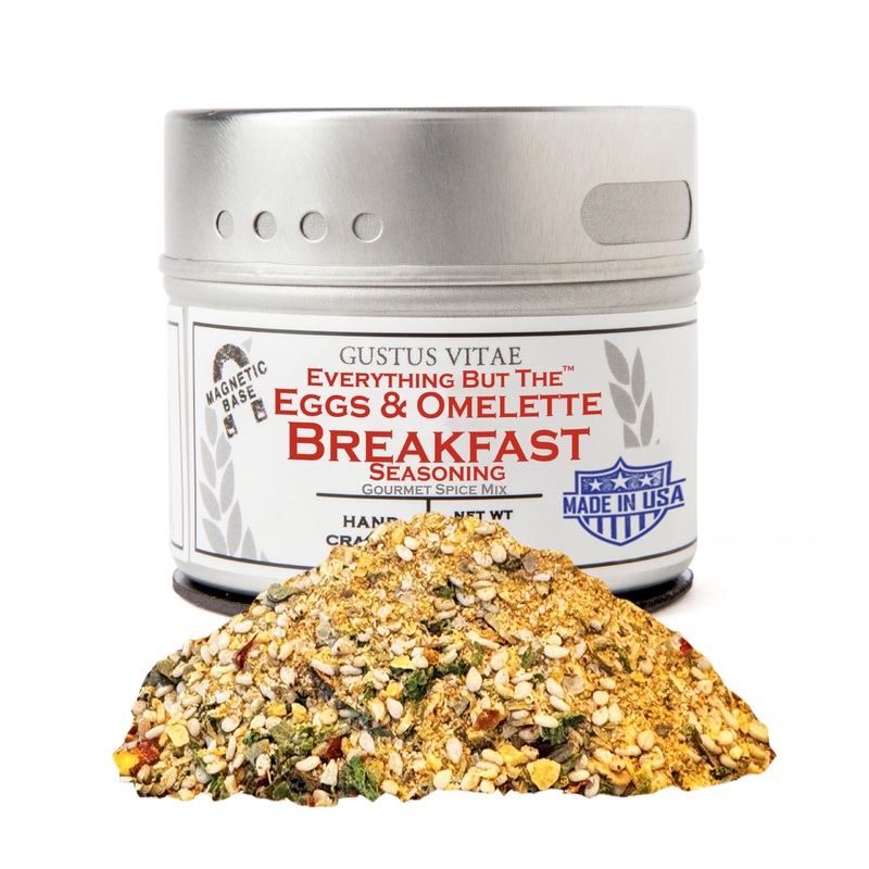 Everything But The Eggs & Omelette Breakfast Seasoning | All Natural | Non Gmo | Hand Crafted | 2.2 Oz (62 G) | Gourmet Spice Mi