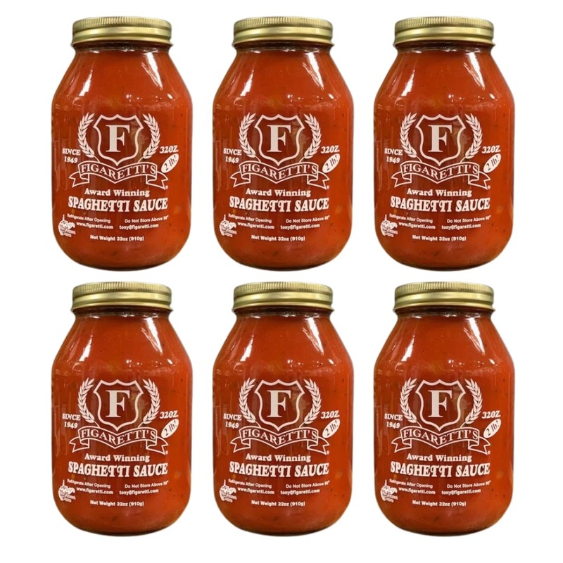 Figaretti’S Award Winning Spaghetti Sauce, Authentic Family Recipe, Perfect Blend Of Taste & Health, All-Natural, Vegan & Gluten