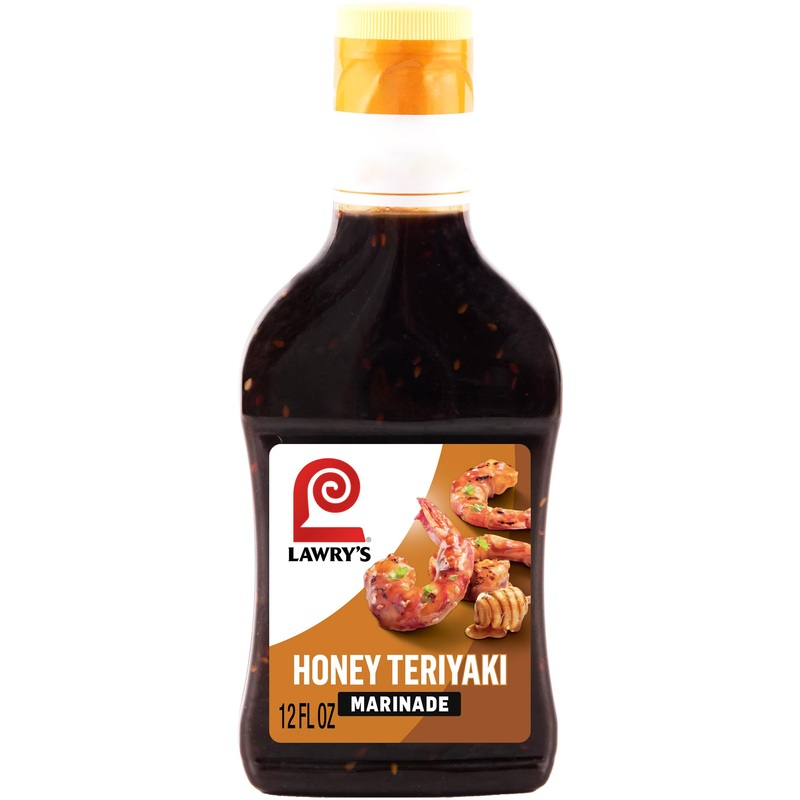 Lawry’S Marinade, Honey Teriyaki, 15 Minute Marinade, No High Fructose Corn Syrup, Made With Honey, Soy Sauce, And Garlic, Great