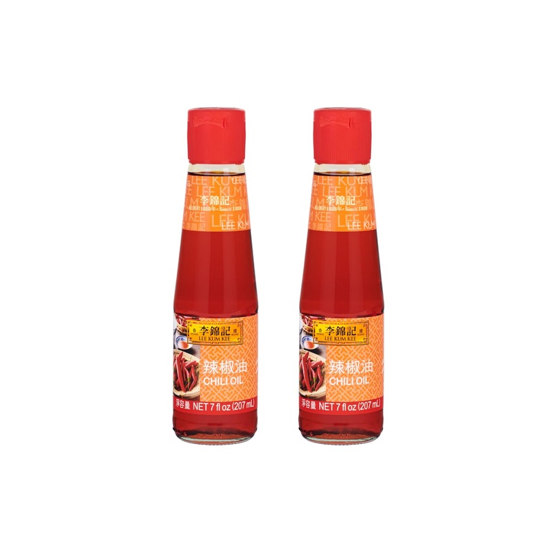 Lee Kum Kee Chili Oil (7 Oz – 2 Pack), Crafted From Dried Chili Peppers And Soybean Oil, Spicy, Perfect For Dipping, Cold Dishes