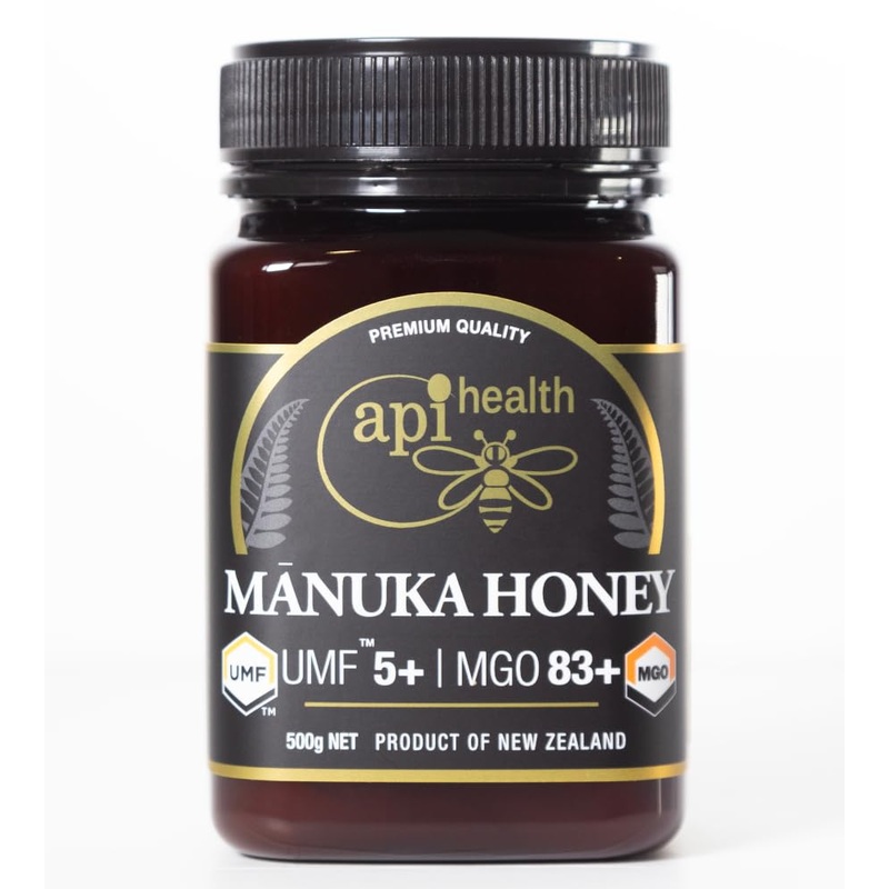 Manuka Honey Umf 5+ (Mgo 83+) Pure New Zealand Honey, 1.1 Lb (500G)