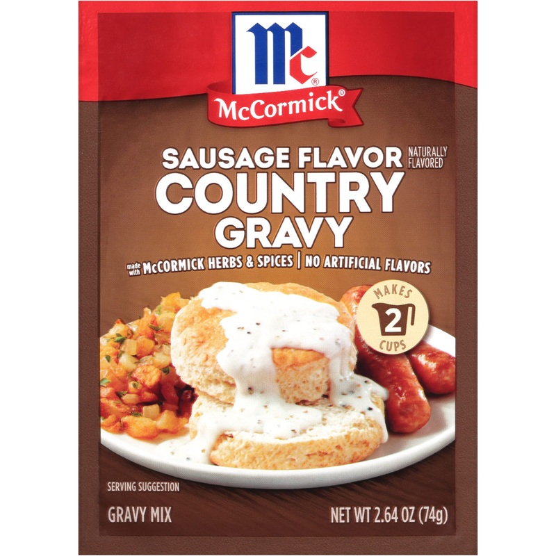 Mccormick Sausage Flavor Country Gravy Mix, 2.64 Oz (Pack Of 8)