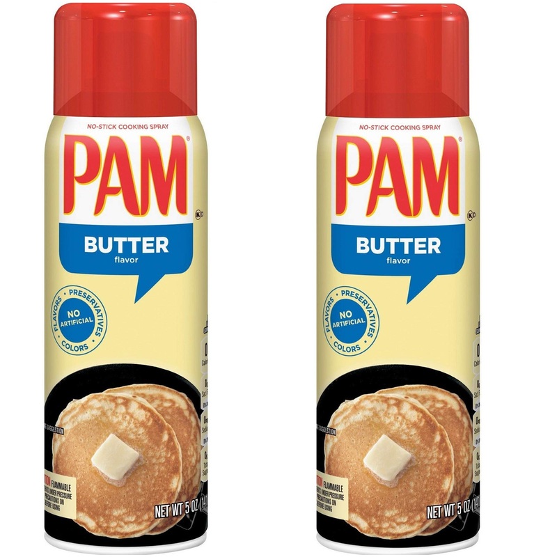 Pam Butter Flavor Cooking Spray – 5 Oz – 2 Pk