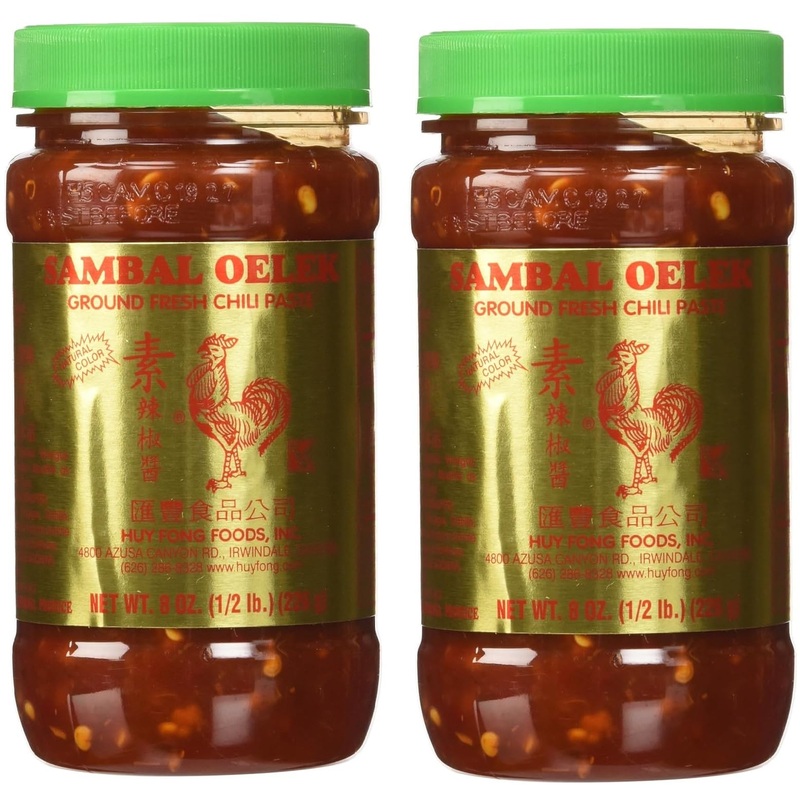 Sambal Oelek Chili Paste 8 Oz (Pack Of 2)
