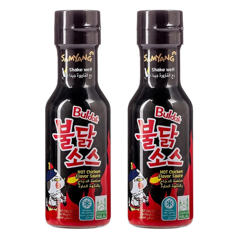 Samyang Buldak Korean Spicy Hot Chicken Flavor Sauce 7Oz (Pack Of 2)