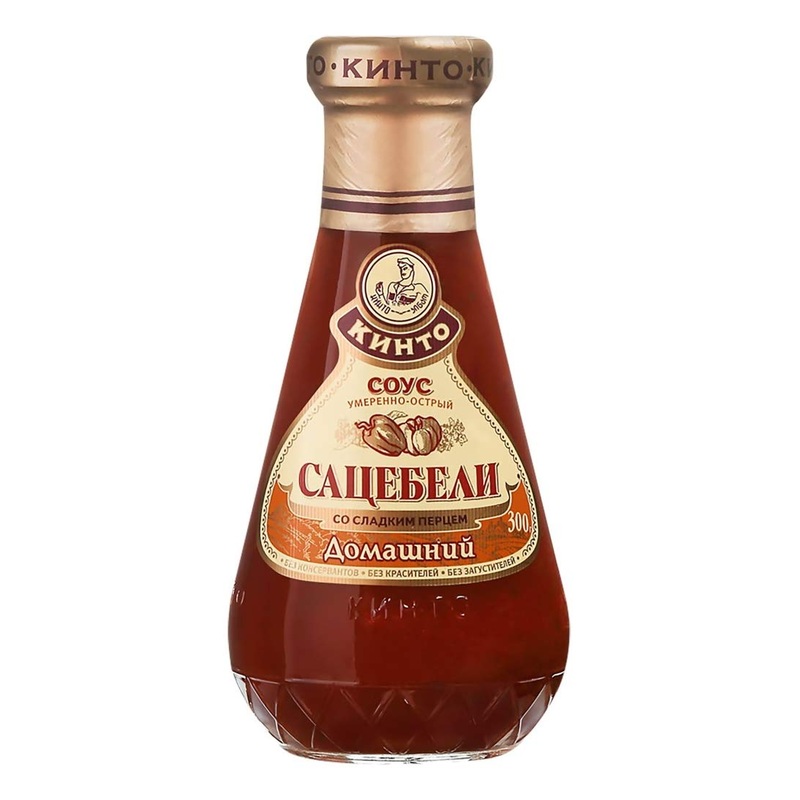 Satsebeli Sauce Homestyle Style With Sweet Pepper 300G/10.59Oz Traditional Georgian Cuisine Tomato Sauce With Piquant Herbs For