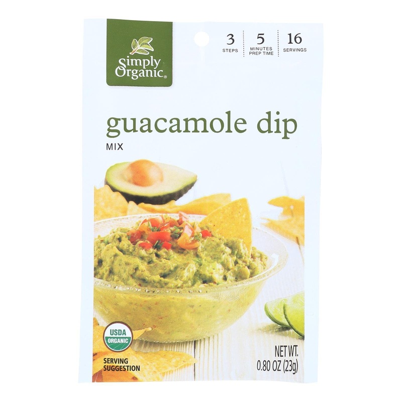 Simply Organic Guacamole Dip Mix – 0.8 Oz, 12 Count (Pack Of 1)