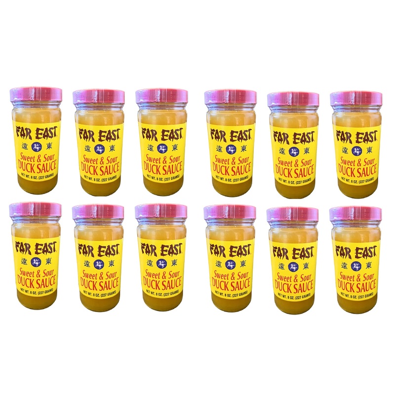 Sweet & Sour Sauce – 8 Ounce Jar Of Chinese Duck Sauce Authentic Asian Sauces (12-Pack)