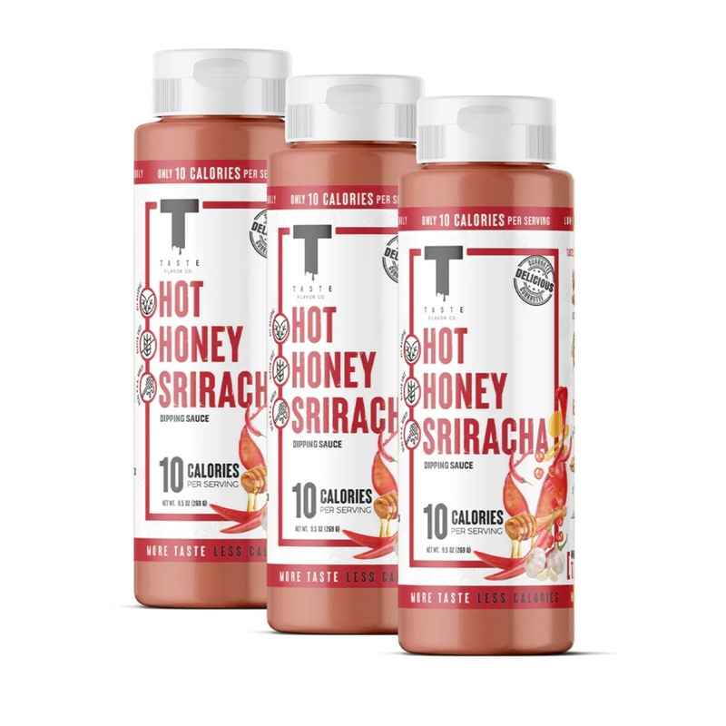 Taste Flavor Co. Grilling, Dipping Sauce And Marinade, Great Tasting, Low-Calorie Sauces, Keto Friendly, No Oils (3 Pack, Hot Ho