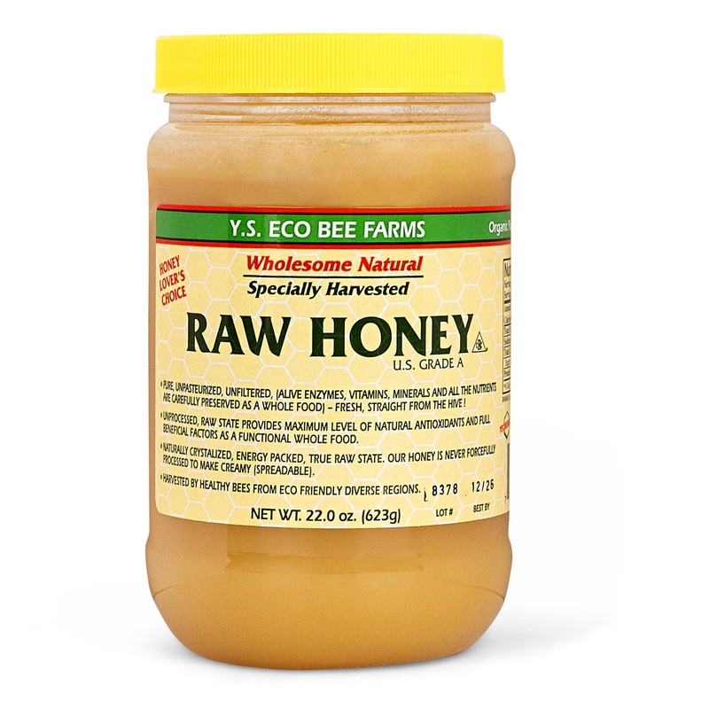 Y.S. Eco Bee Farms Raw Honey – 22 Oz, Packed By Ilios
